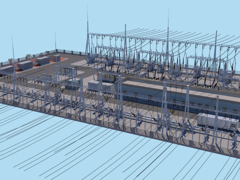 Substation Model 3D
