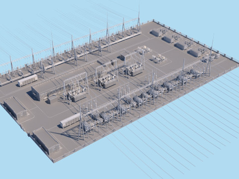 Substation Model 3D