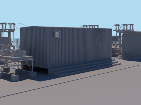 Substation Model 3D