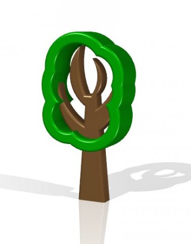 Wood from cartoon Modello 3D .c4d .max .obj .3ds .fbx .stl .blend 
