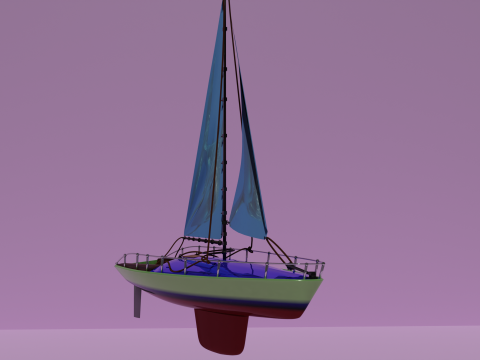 Yacht 3Dモデル