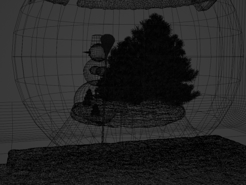 New Years ball 3D Model
