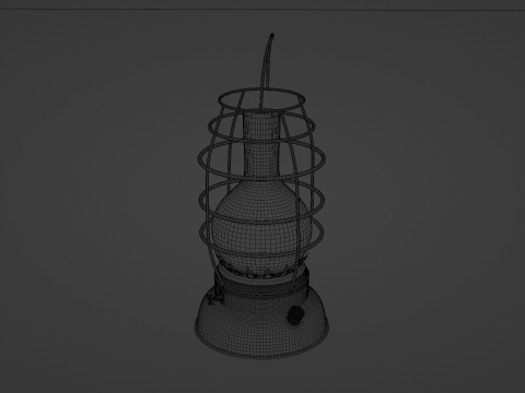 Kerosena lamp 3D 모델
