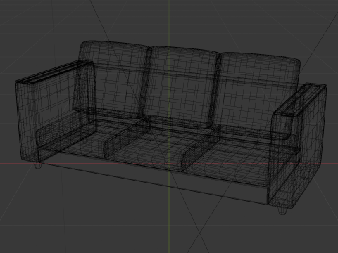 Modern Sofa 3D 모델