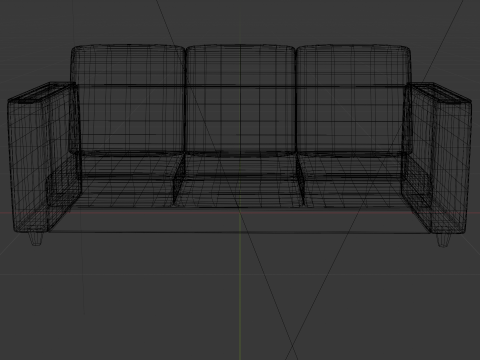 Modern Sofa 3D 모델