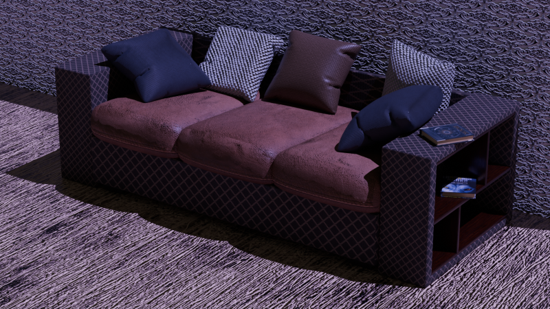 ComfortSofa 3Dモデル .c4d .max .obj .3ds .fbx .stl .blend