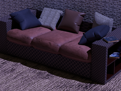 ComfortSofa 3D Model