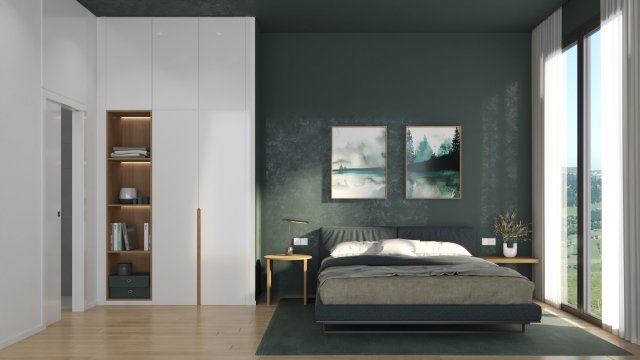 BEDROOM Ap Marina Modèle 3D .c4d .max .obj .3ds .fbx .stl .blend