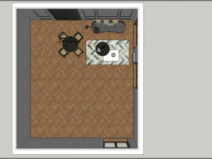 LIVING ROOM Ap Bora 3D Model