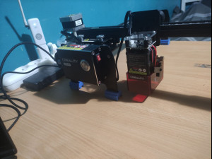 A leg for the CREALITY laser engraver working on the LEGO principle 10 mm height 3D Print Model