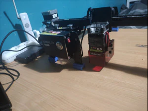 A leg for the CREALITY laser engraver working on the LEGO principle 10 mm height 3D Print Model
