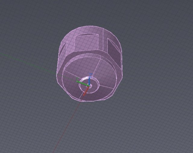 Resonator nut 3D Model .c4d .max .obj .3ds .fbx .stl .blend 
