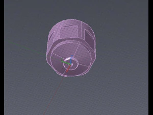 Tuerca resonadora Modelo 3D