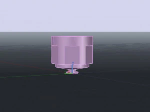 Resonator nut 3D Model