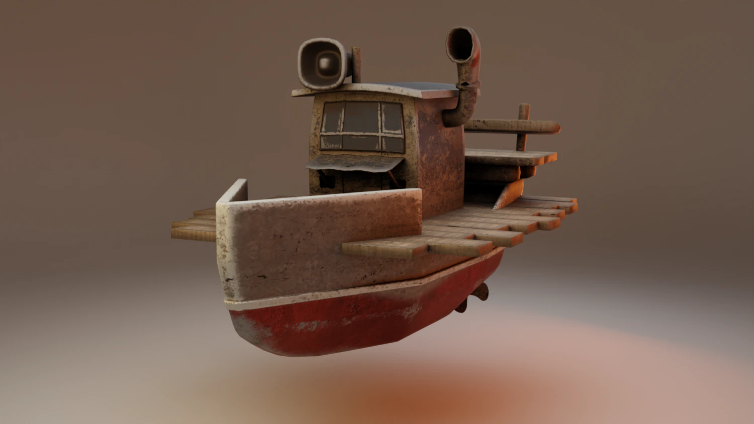 Boat 3D Model .c4d .max .obj .3ds .fbx .stl .blend