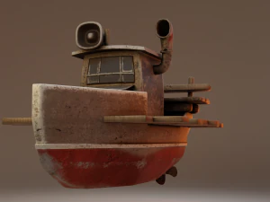 Boat 3D Model