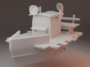 Boat 3D Model