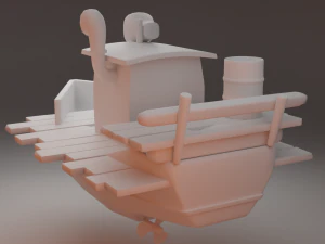 Boat 3D Model