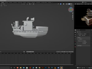 Boat 3D Model