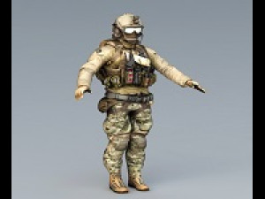 Soldier 3D Model