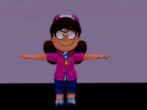 Мэйбл Гравити Фолз 3D Модель