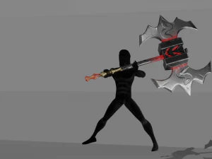 Evilish axe 3D Model