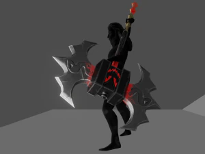 Evilish axe 3D Model