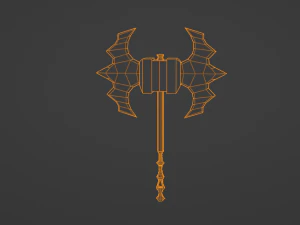 Evilish axe 3D Model