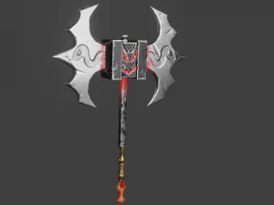 Evilish axe 3D Model