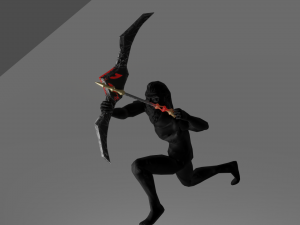 Evilish Bow and Arrow 3Dモデル