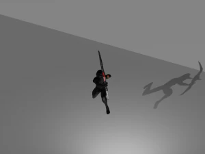 Evilish Bow and Arrow 3D Model
