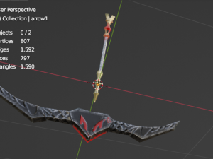 Evilish Bow and Arrow 3Dモデル