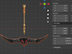 Evilish Bow and Arrow 3Dモデル