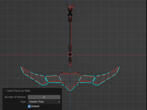 Evilish Bow and Arrow 3D Model