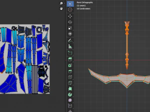 Evilish Bow and Arrow 3D Model