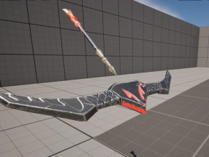 Evilish Bow and Arrow 3D Model