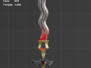 Evilish Dagger Modelo 3D