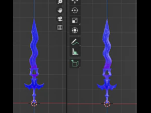 Evilish Dagger 3D Model