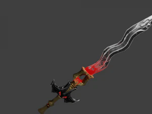 Belati Jahat Model 3D