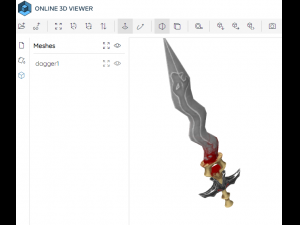 Evilish Dagger Modelo 3D