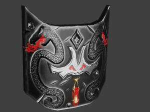 Evilish Shield 3D 模型