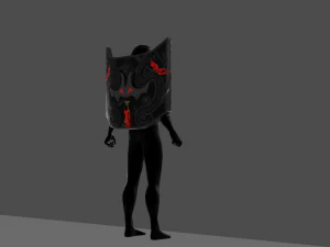 Evilish Shield 3D Model