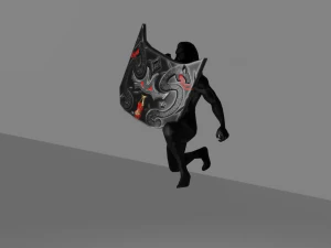 Evilish Shield 3D Model