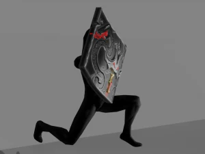 Evilish Shield 3D Model