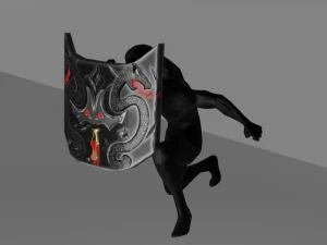 Evilish Shield 3D Model