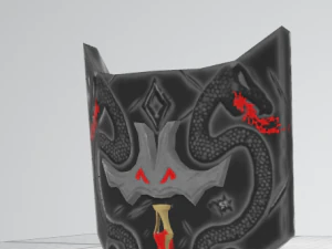 Evilish Shield 3D Model