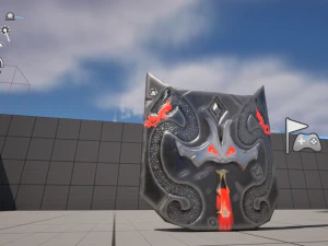 Evilish Shield 3D Model