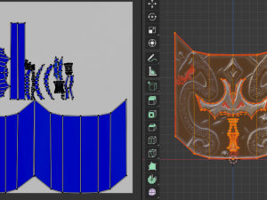 Evilish Shield 3D 模型