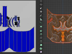 Evilish Shield 3D Model