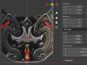 Evilish Shield 3D 模型